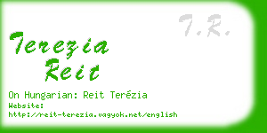 terezia reit business card
